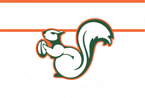 Logo Columbus Squirrels Rugby Color Transparent Banner 500_337
